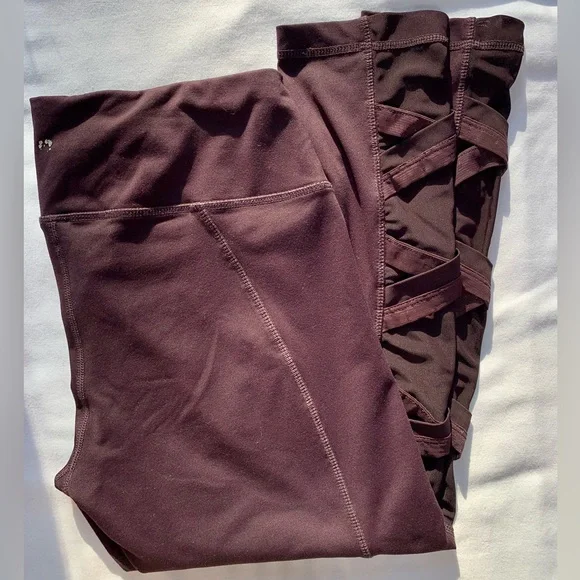 Active Life Mesh Crisscross Capri Leggings size Small - Picture 5 of 9